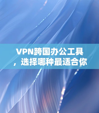 VPN跨国办公工具,选择哪种最适合你