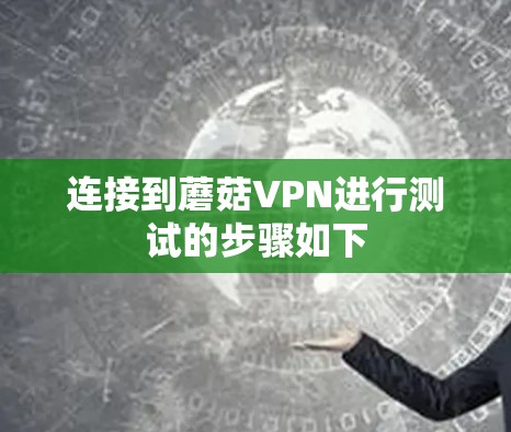 连接到蘑菇VPN进行测试的步骤如下