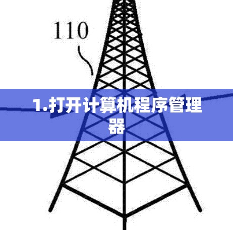 1.打开计算机程序管理器