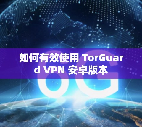 如何有效使用 TorGuard VPN 安卓版本