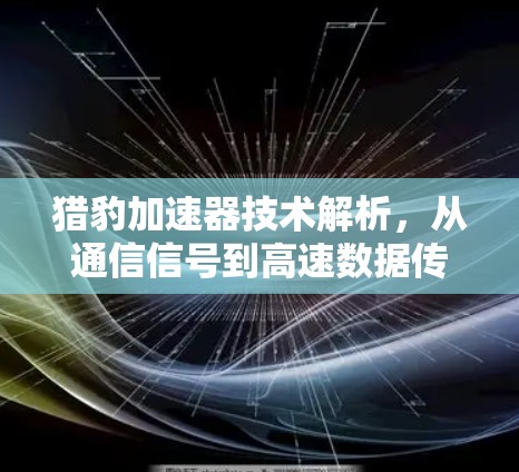 猎豹加速器技术解析,从通信信号到高速数据传输的全场景应用