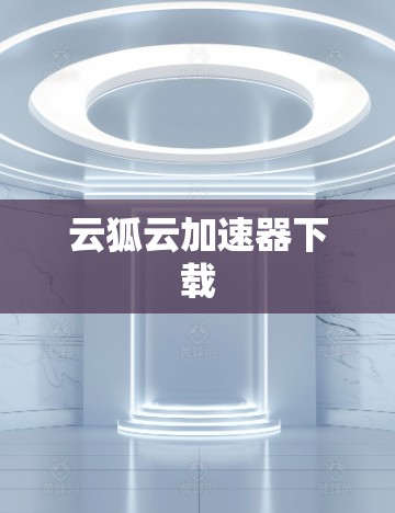 云狐云加速器下载