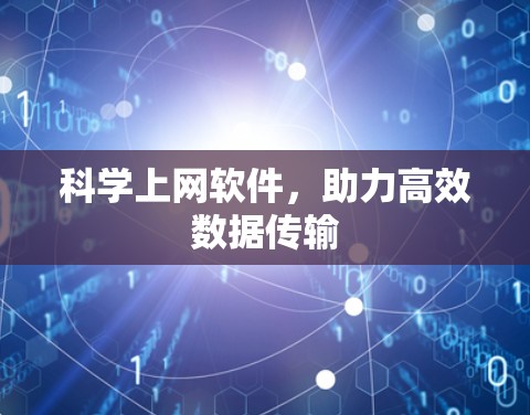 科学上网软件,助力高效数据传输