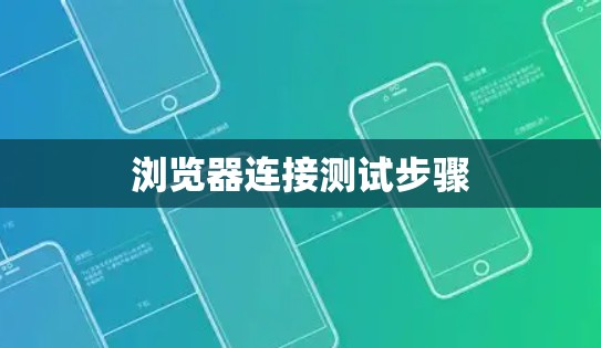 浏览器连接测试步骤
