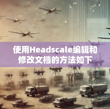 使用Headscale编辑和修改文档的方法如下